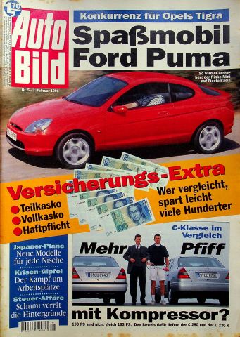 Deckblatt Auto Bild (05/1996)